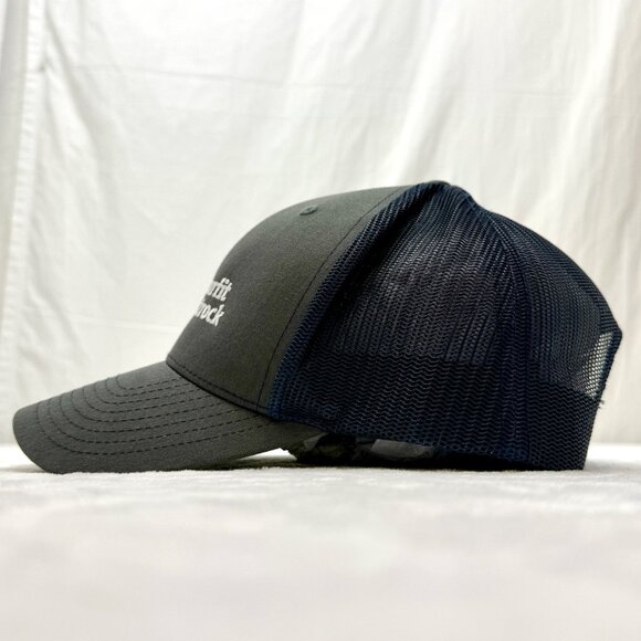Smurfit Westrock Adjustable Snapback Meshback Cap Hat Gray Blue Richardson - Picture 5 of 9